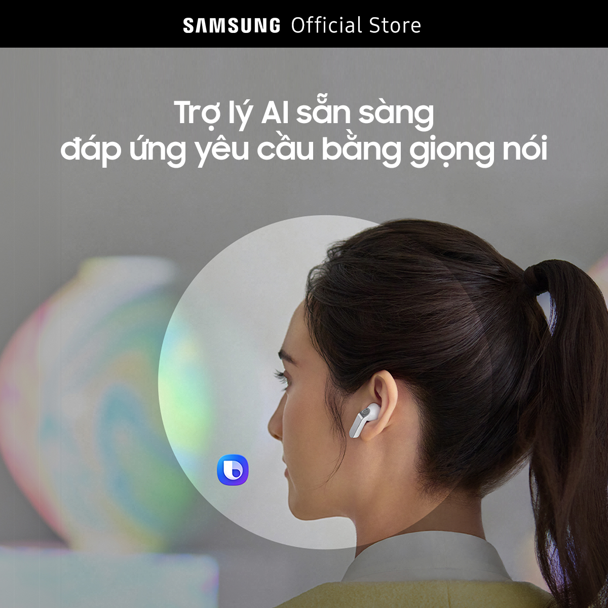 Tai nghe Samsung Galaxy Buds4, Chất âm Hi-Fi đa tầng, Chống ồn chủ động, Galaxy AI đa tác vụ