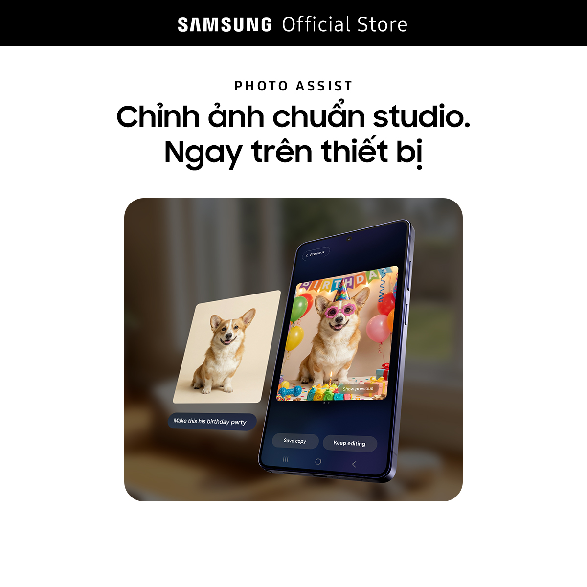 Điện thoại Samsung Galaxy S26 Ultra, 12GB/512GB, Privacy Display, Chip Snapdragon, Galaxy AI Phone, Camera 200MP