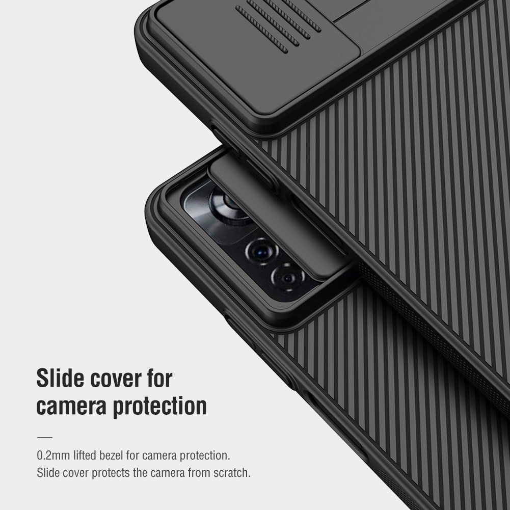 Ảnh Ốp điện thoại NILLKIN CamShield POCO X7 Pro F6 Pro X6 Pro F5 Pro M6 X3 Pro F6 Ốp điện thoại chống sốc chống vân tay 4