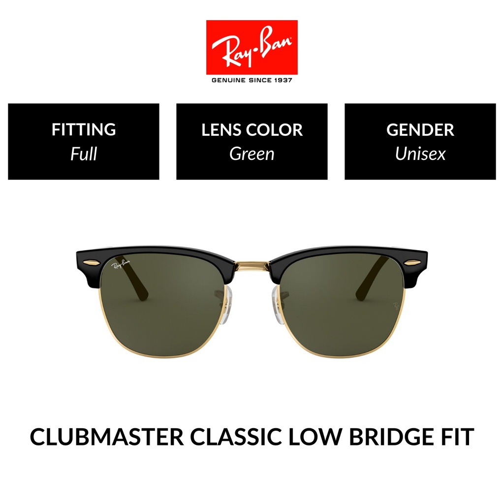 Mắt Kính Ray-Ban Clubmaster - RB3016F W0365 - Kính mát