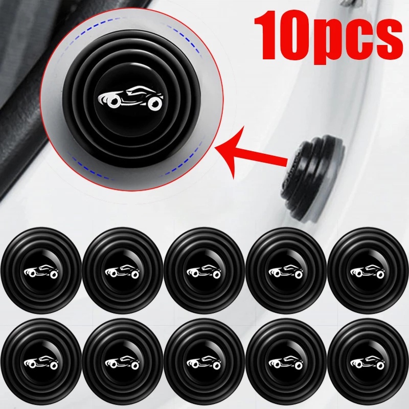 Bộ 10 Miếng Đệm Cao Su silicone Chống Sốc Cách Âm Thông Dụng Cho Xe Hơi / Xe Tải