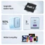 Bộ sạc USB C UGREEN 65W Nexode 3 cổng Khối sạc GaN Bộ sạc tường nhỏ gọn có thể gập lại Tương thích với Dell XPS iPhone 14 Pro Max iPad Pro / Air Galaxy S23 S22 S21