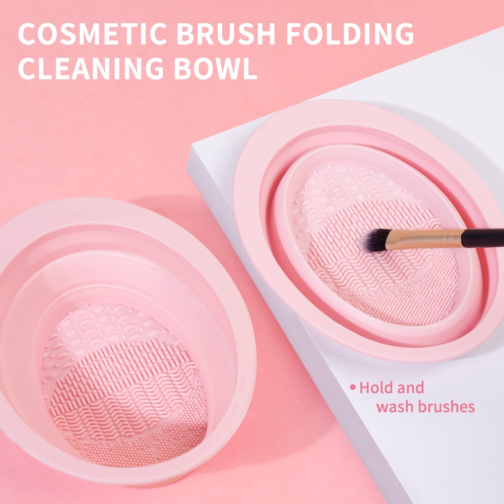 Ảnh Set dụng cụ làm sạch cọ trang điểm MAANGE hỗ trợ rửa và phơi khô tiện lợi 4