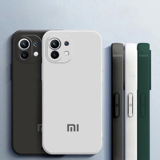 TPU [Sẵn sàng] [Sẵn sàng] Ốp điện thoại mềm silicon lỏng cho Xiaomi 13 12 11 Lite 12T 11T Pro 9T Vỏ điện thoại chống sốc Vỏ mềm bảo vệ Camera toàn diện