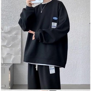 Oversize Waffle Thể Thao Nam Hai Mảnh Áo Nỉ Quần Size Lớn Phù Hợp Với Cảm Giác Cao Cấp Một Bộ Mặc.