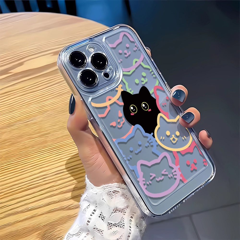 Ốp Điện Thoại Bảo Vệ Toàn Diện Họa Tiết Mèo Dành Cho iphone 15 pro 14 promax 14 pro 12 12 pro max 13 13pro 13 pro max
Ốp Điện Thoại Mềm Trong Suốt Chống Rơi Cho Iphone 7 8plus xs max 7 8plus