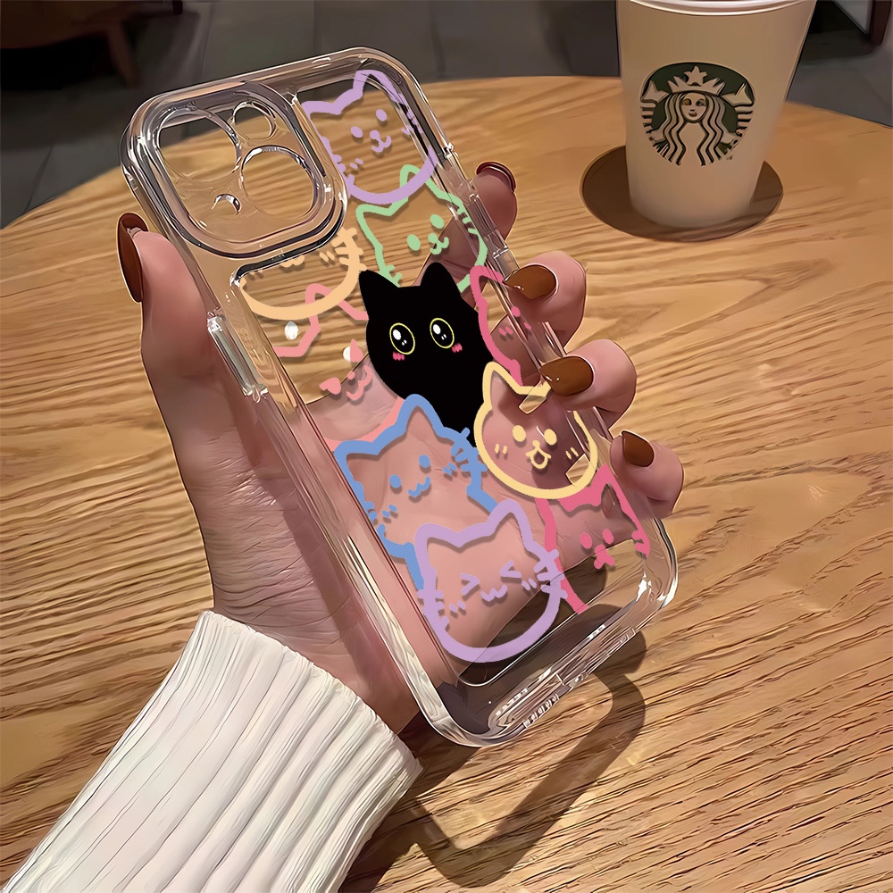 Ốp Điện Thoại Bảo Vệ Toàn Diện Họa Tiết Mèo Dành Cho iphone 15 pro 14 promax 14 pro 12 12 pro max 13 13pro 13 pro max
Ốp Điện Thoại Mềm Trong Suốt Chống Rơi Cho Iphone 7 8plus xs max 7 8plus