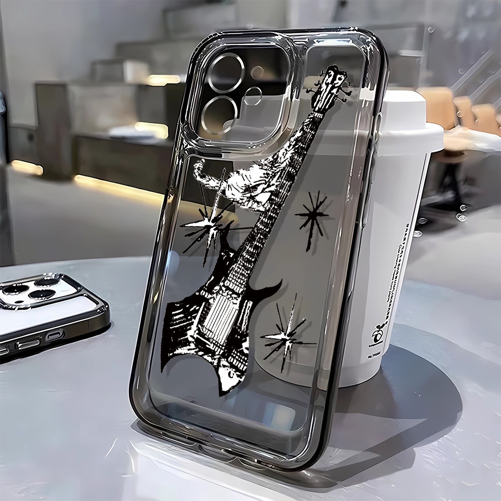 Ốp Điện Thoại Hình Đàn guitar Đen Cho iphone 15 pro 14 promax 14 pro 12 12 pro max 13 13pro 13 pro max xs
Ốp Điện Thoại Mềm Trong Suốt Chống Rơi Cho Iphone 7 8plus xs max 7 8plus