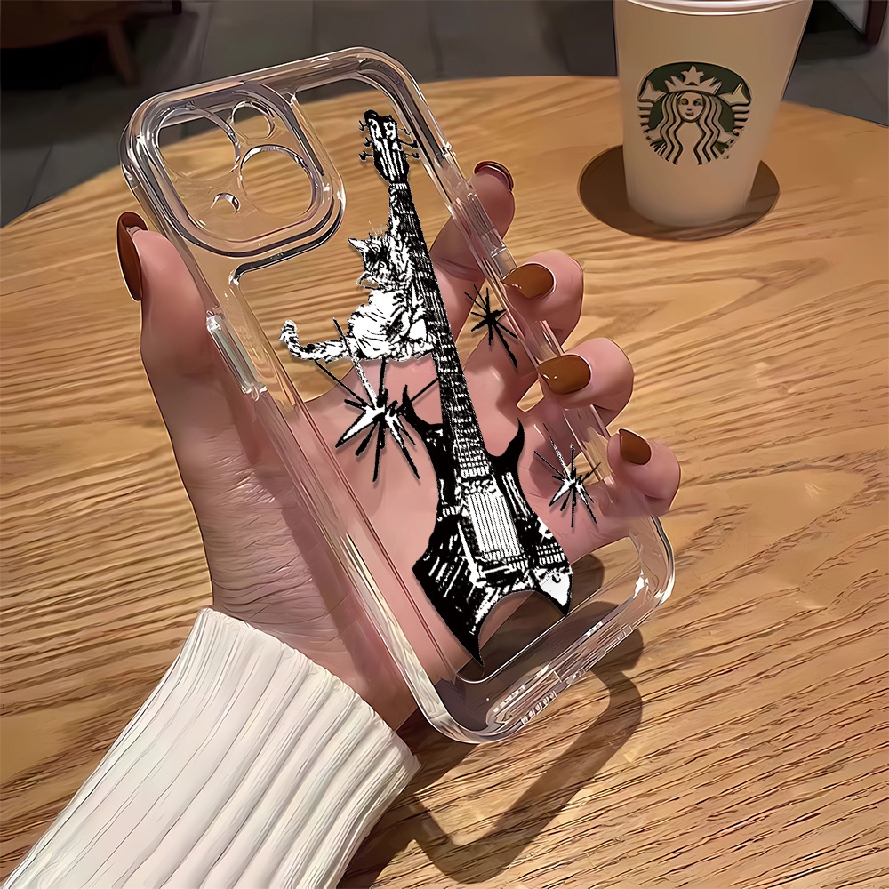 Ốp Điện Thoại Hình Đàn guitar Đen Cho iphone 15 pro 14 promax 14 pro 12 12 pro max 13 13pro 13 pro max xs
Ốp Điện Thoại Mềm Trong Suốt Chống Rơi Cho Iphone 7 8plus xs max 7 8plus