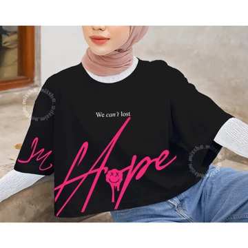 COD ID - I Hope We Lost Motif Crop Top / Áo crop top Cotton Oversize dành cho nữ / Áo crop top nữ mới nhất 2024 / Áo crop top trơn dành cho nữ / Áo crop top phong cách Hàn Quốc / Áo crop top cổ tròn n