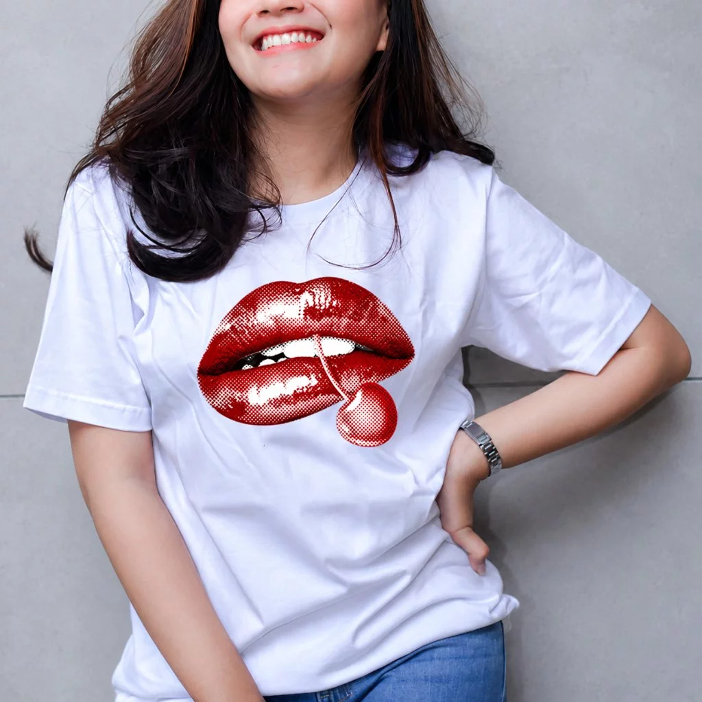 COD ID - Áo thun nữ trơn / Áo thun nữ tay ngắn / Áo thun trơn / Áo thun Unisex / Áo thun in hình DTF / Áo thun hình ảnh / Áo thun tuổi teen