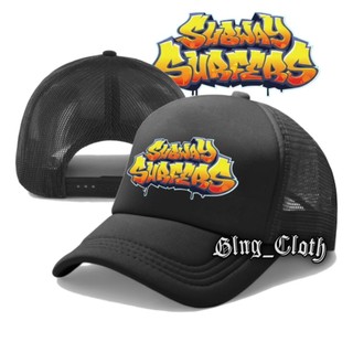 Mũ bóng chày Topi SUBWAY SURFERS Trucker - Topi Jaring Bisbol - Topi Jala Pria Wanita mũ
