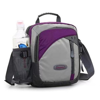 Túi đeo vai/chéo nylon chống thấm nước cho nam nữ, có ngăn giữ ấm nước