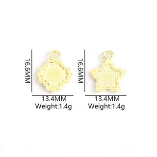 Bộ 10 Mặt Vòng cổ Hình Cỏ Bốn Lá Đính Đá Lấp Lánh Thời Trang Cho Nam Và Nữ