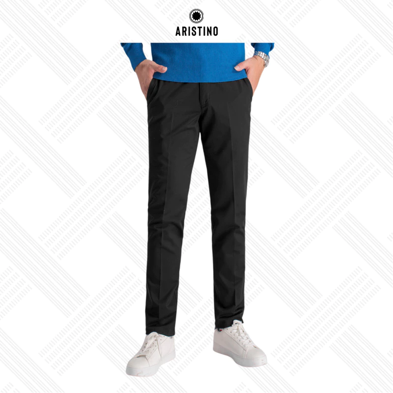 ARISTINO Quần Kaki Nam Cotton Regular Fit AKKR0108 Quần Kaki Công Sở CVC Mềm Mại Thoáng Mát Bền Màu — ảnh 1