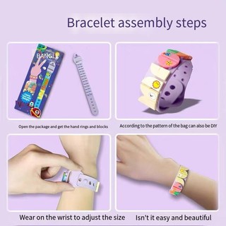Bộ 29 Khối Đồ Chơi Lắp Ghép Vòng Tay handmade Có Thể Điều Chỉnh Độ Dài Sáng Tạo Cho Bé Trai Và Bé Gái