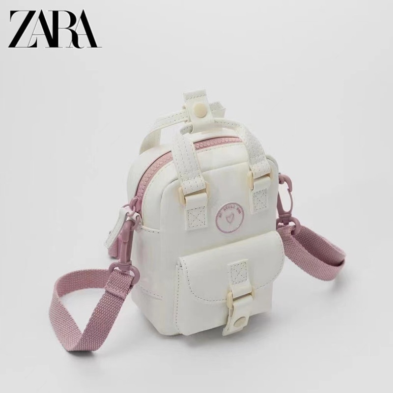 ZARA Túi đeo vai đổi màu dành cho nữ Túi xách trẻ em ba lô nhỏ
