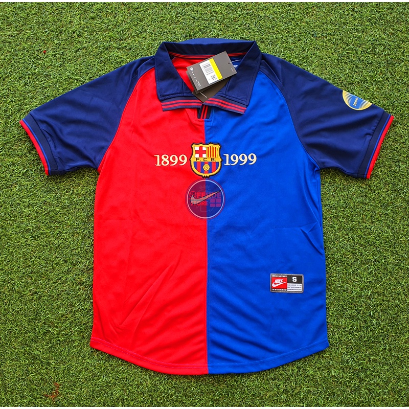 Retro Barcelona 1899-1999 Barca Vintage Jersey Retro Barcelona Jersey ...