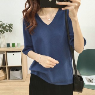 Đầm Mùa Hè Băng Lụa Dệt Kim Nữ Mỏng Phong Cách Mùa Hè Cổ Chữ v Bên Ngoài Mặc Rời Đáy Nửa Tay @ -
