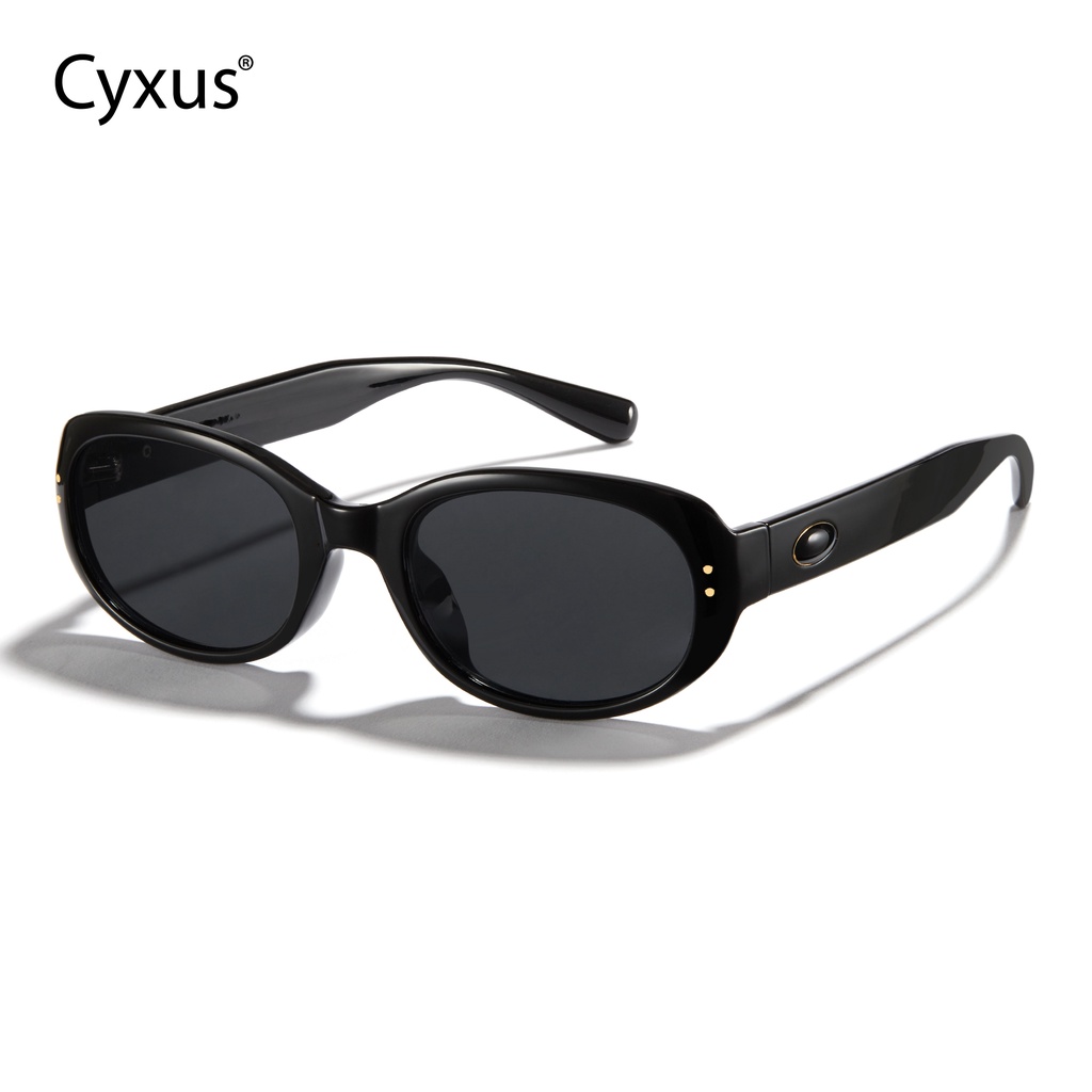 Cyxus Kính Mát Retro Gọng Oval Thời Trang Chống Tia UV400 Cho Cả Nam Và Nữ Phù Hợp Đi Biển Và Hoạt Động Ngoài Trời 1057