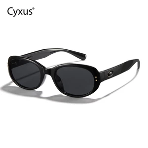 Cyxus Kính Mát Retro Gọng Oval Thời Trang Chống Tia UV400 Cho Cả Nam Và Nữ Phù Hợp Đi Biển Và Hoạt Động Ngoài Trời 1057
