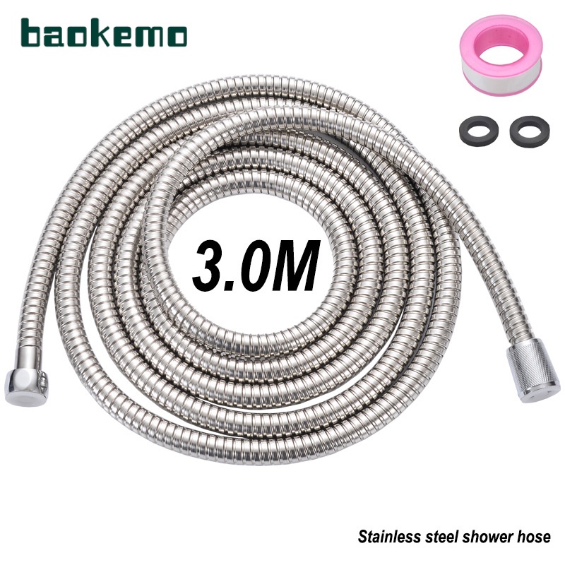 Ống vòi hoa sen baokemo G1 / 2" DCR-23 linh hoạt bằng thép không gỉ