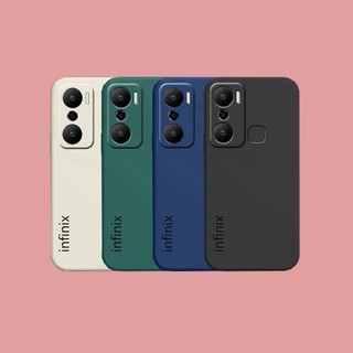TPU [Sẵn sàng] [Sẵn sàng] Ốp điện thoại mềm silicon lỏng cho Infinix Hot 20 12 Play 20i 12i 20S 12 Pro 4G 5G Vỏ điện thoại chống sốc Vỏ mềm bảo vệ Camera toàn diện