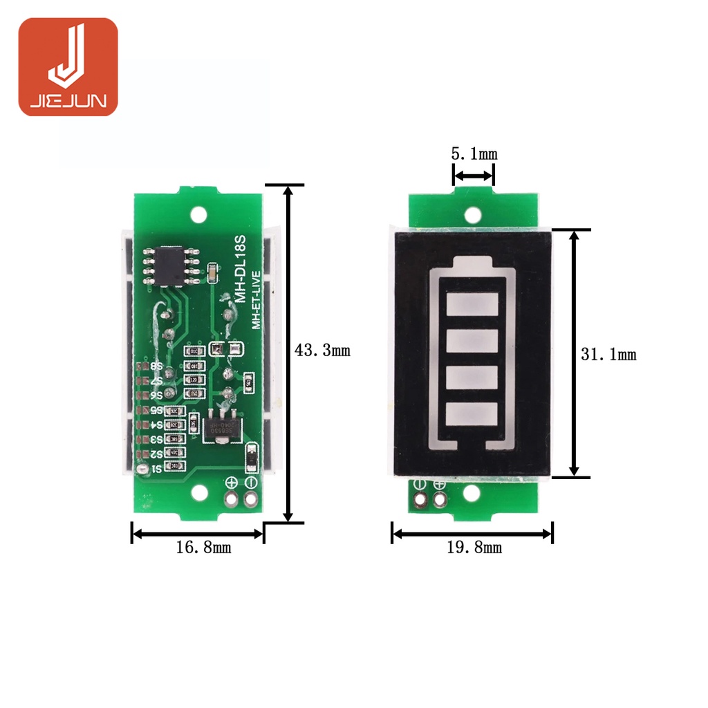 Mô Đun Kiểm Tra Nguồn Pin Lithium 1S 2S 3S 4S 6S 7S 8S Series | Shopee ...
