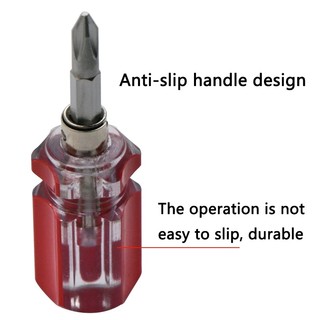 Mini Di Động Cà Rốt Nhỏ Có Rãnh Và Phillips Tua Vít Trong Suốt Bit Tay Cầm Chính Xác Hướng Dẫn Sử Dụng Công Cụ Sửa Chữa Ô Tô