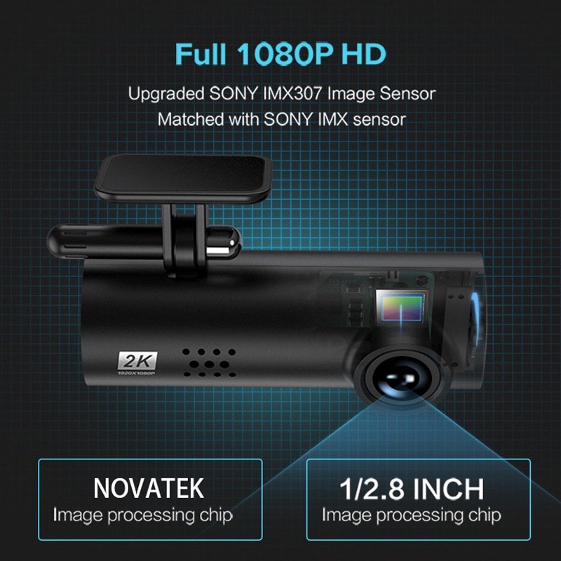 Camera Hành Trình Xe Hơi LF9 Pro 1080P Hỗ Trợ Quay Đêm 170 Độ°Camera Dvr Thông Minh FOV 24H Đỗ Xe Cho Ô Tô 70Mai