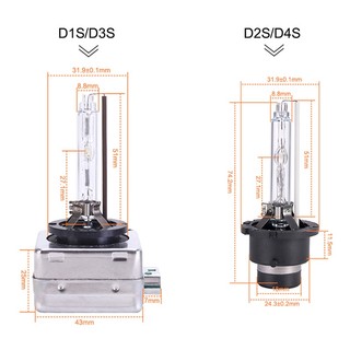 Bóng Đèn Pha Xenon 4300K 6000K 8000K D1S D2S D3S D4S HID Chuyên Dụng Cho Xe Hơi