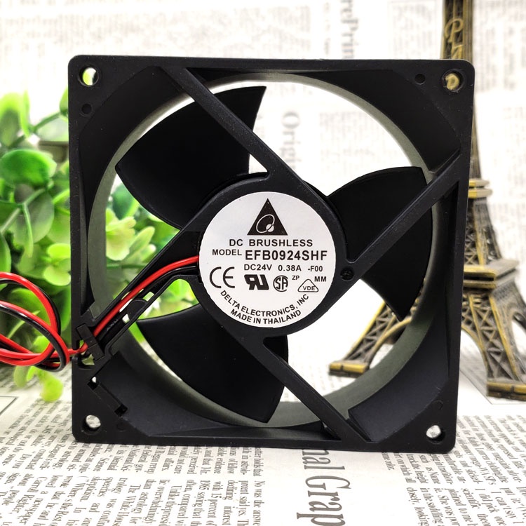 1PC Delta EFB0924SHF 24V 0.38A 90*90*32MM Inverter Cooling Fan - Foto 3