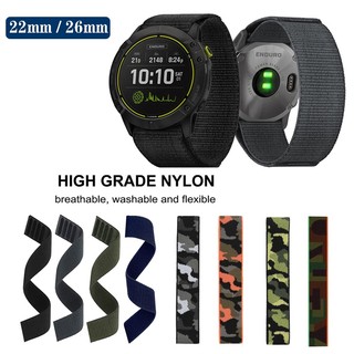 Dây đeo nylon 22/26mm cho Garmin Fenix 7/7X/6X/Pro/5 Plus/Instinct 2/Forerunner 745 935 945 955