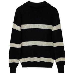 Áo Sweater Dệt Kim Tay Dài Cổ Tròn Cho Nữ