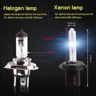 Bóng Đèn Pha Xe Hơi 55W Xenon H7 H8 9005 HID H1 H3 H11 4300K 6000K 8000K