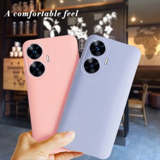 Ốp Điện Thoại Silicon Màu Kẹo Chống Sốc Cho Realme C55 2023 Realme V30 V30T RealmeC55 V 30T 5G