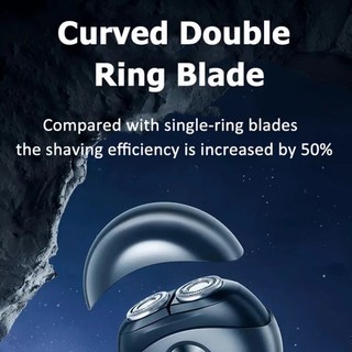 Máy cạo râu điện Flyco FS891 Thiết kế UFO với cấp độ IPX7 có thể giặt hoàn toàn Giao diện Typc-C sạc nhanh 1 giờ Bl