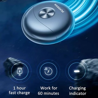 Máy cạo râu điện Flyco FS891 Thiết kế UFO với cấp độ IPX7 có thể giặt hoàn toàn Giao diện Typc-C sạc nhanh 1 giờ Bl