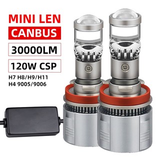 Đèn Pha Siêu Sáng 30000LM 120W H4 H7 H11 H8 H9 9005 9006 HB3 HB4 6000K Cho Xe Hơi