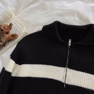 Áo Sweater Dệt Kim Tay Dài Cổ Tròn Cho Nữ