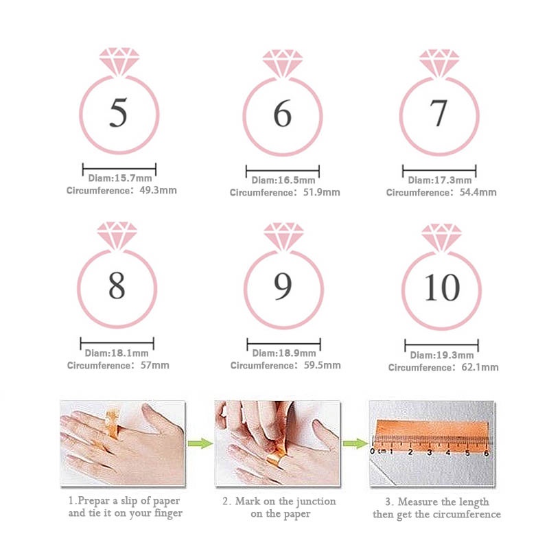 Nhẫn bamoer BSR157 bằng bạc thật đính CZ hồng thiết kế hình trái tim đáng yêu