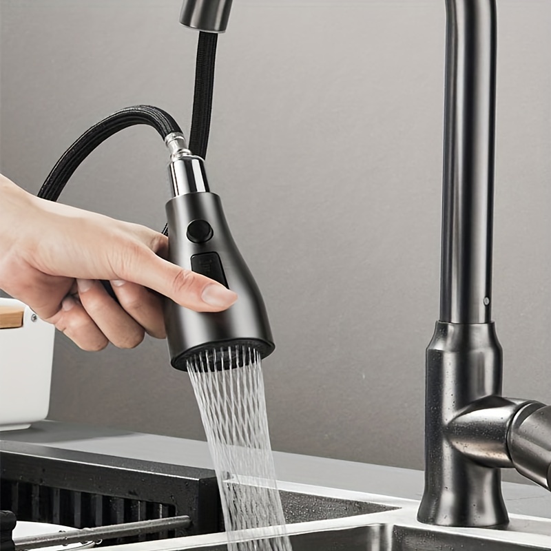 3 Chức Năng Bồn Rửa Nhà Bếp Kéo Xuống Vòi Kéo Ra Phun Vòi Thay Thế Một Phần Xịt Đầu Vòi Xịt Phần