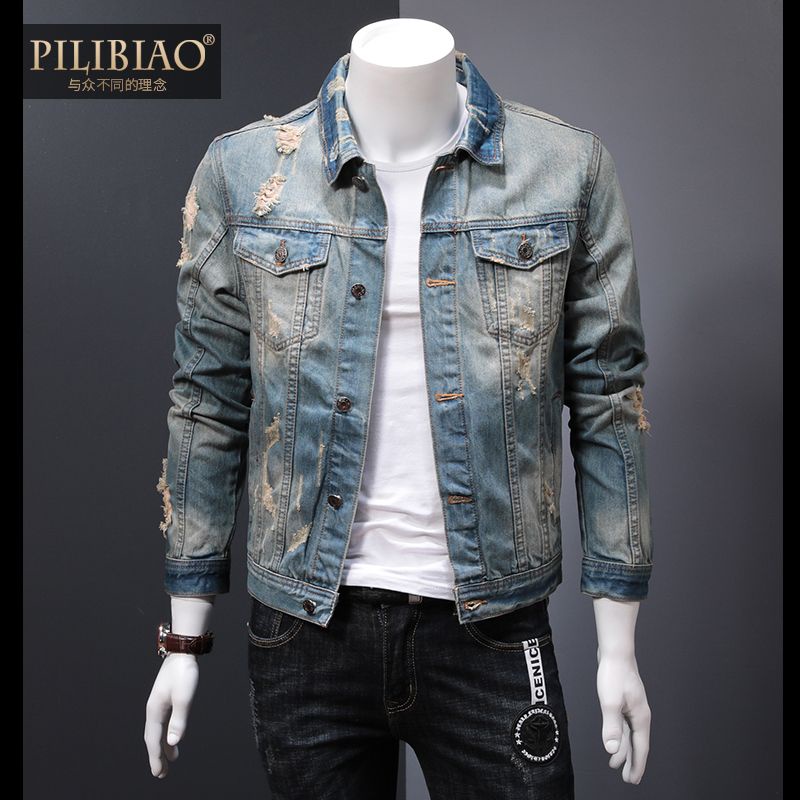 Áo Khoác Jean Rách Thời Trang Dành Cho Nam | Shopee Việt Nam