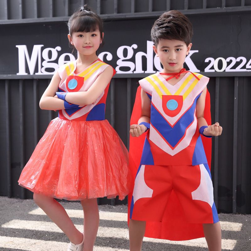 Trang Phục Hóa Trang ultraman Thân Thiện Với Môi Trường Dành Cho Trẻ Em Mẫu Giáo 9.18