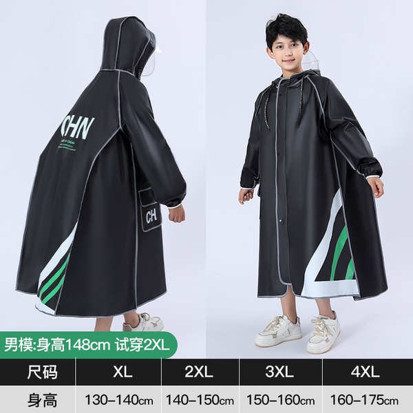áo mưa 1 người áo mưa bộ cho bé có hàng sẵn Junior Áo Mưa Dáng Dài Bảo Vệ Toàn Thân Dành Cho Học Sinh Tiểu Học Đi Xe Đạp Trẻ Em