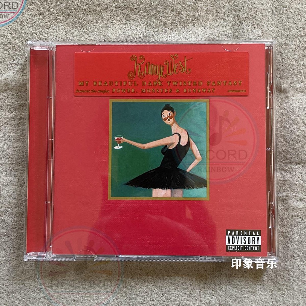 Kanye West My Beautiful Dark Twisted Fantasy Original Album Shopee