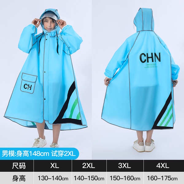 áo mưa 1 người áo mưa bộ cho bé có hàng sẵn Junior Áo Mưa Dáng Dài Bảo Vệ Toàn Thân Dành Cho Học Sinh Tiểu Học Đi Xe Đạp Trẻ Em