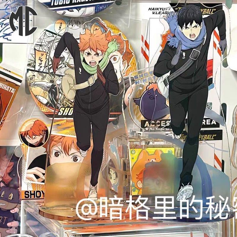 Set 8 Figure Haikyuu!! In PVC – Versione Q (10 Cm) – Personaggi: Hinata, Kageyama, Nishinoya, Tsukishima, Kenma, Osamu, Atsumu, Oikawa