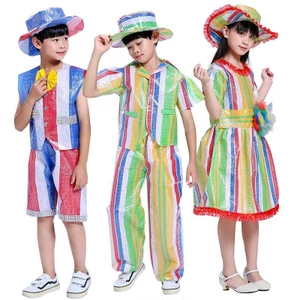 Thời trang môi trường Vải thể hiện thời trang trẻ em Mẫu giáo Cha mẹ Con cái Đi bộ Thể hiện