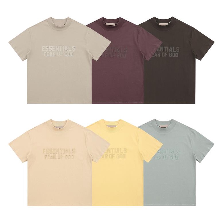 Bán Essentials Fear of God Fog - Áo Thun Ngắn Tay Chất Liệu Mềm Mại Như Lông Cừu